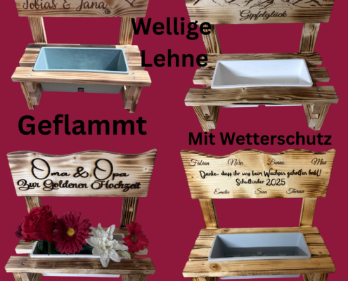 Etsy Beispielbilder Blumenbänke Klein - 2