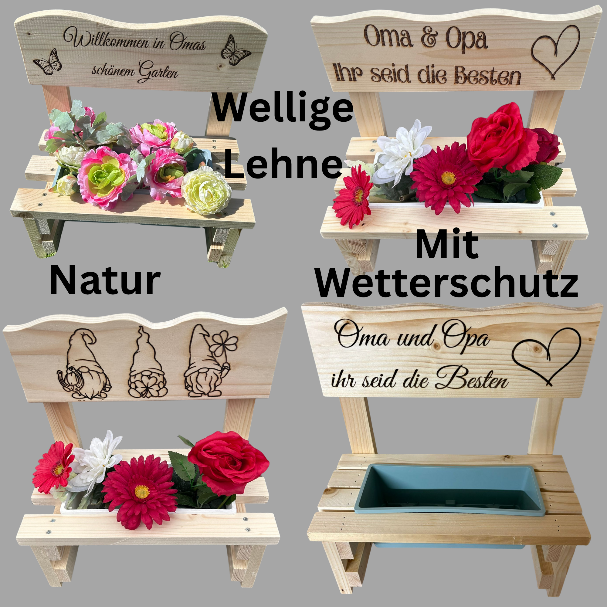 Etsy Beispielbilder Blumenbänke Klein - 4