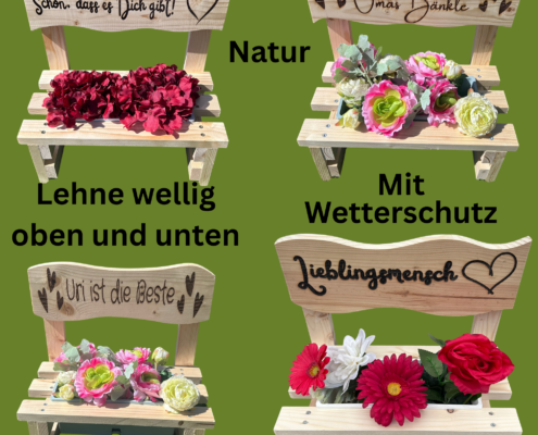 Etsy Beispielbilder Blumenbänke Klein - 7