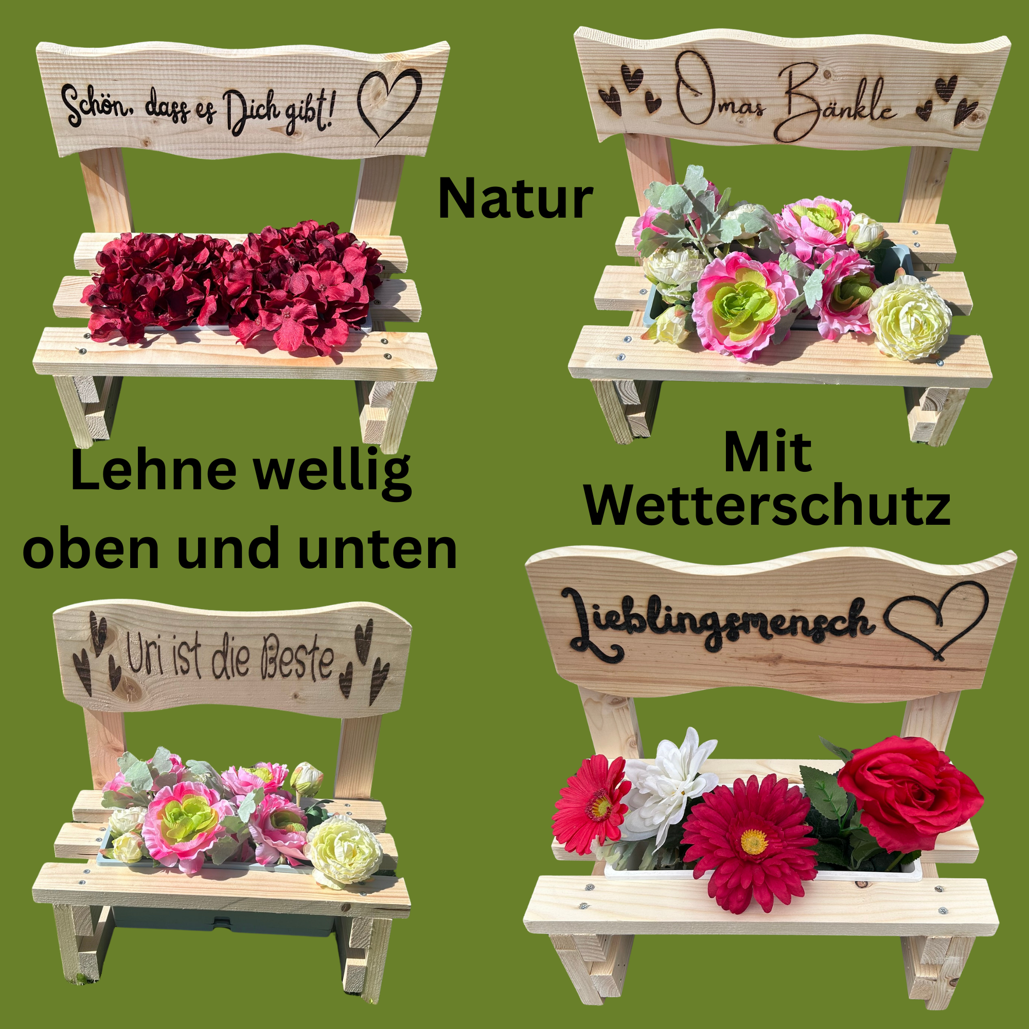 Etsy Beispielbilder Blumenbänke Klein - 7