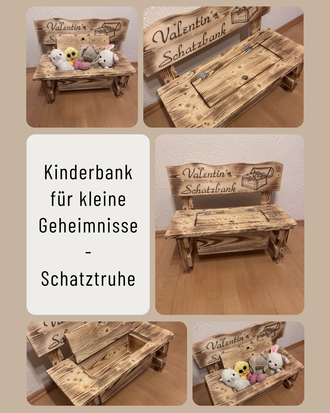 Neue Kinder Geheimnisbank Schatztruhe