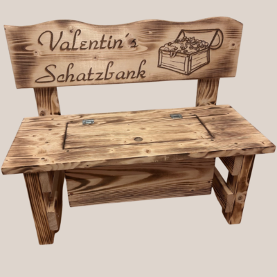 Kinderbank mit Geheimfach